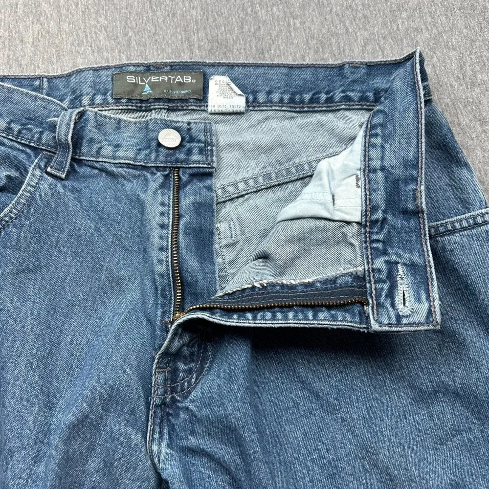 Levi's Silvertab Baggy Fit Jeans Mens 32x30 Medium Wash Denim Pants Y2K 2001